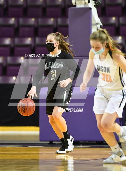 Thumbnail 1 in Fleming vs. Flatirons Academy (CHSAA 1A State Final) photogallery.