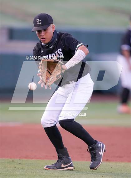Thumbnail 2 in Kingman Academy @ Phoenix Christian (AIA 2A Semifinal) photogallery.