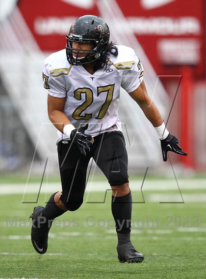 Thumbnail 1 in Dixie vs. Desert Hills (UHSAA 3AA Semifinal) photogallery.