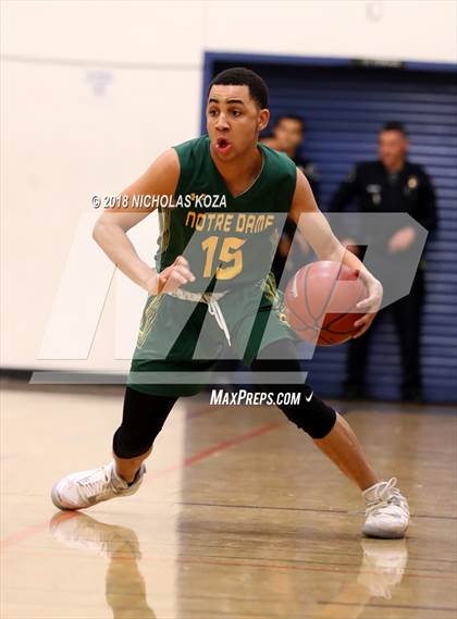 Thumbnail 1 in Notre Dame vs. George Washington Prep (CIF SoCal Regional D3 Round 2) photogallery.