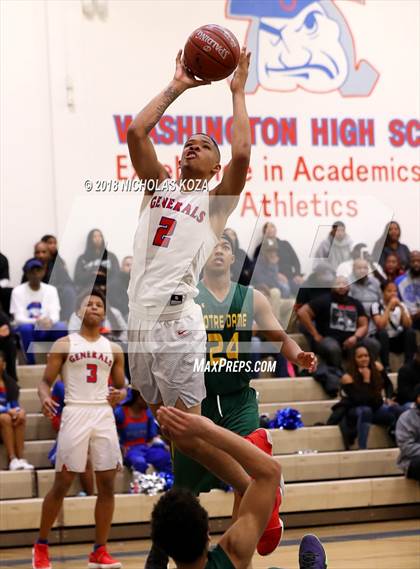 Thumbnail 2 in Notre Dame vs. George Washington Prep (CIF SoCal Regional D3 Round 2) photogallery.