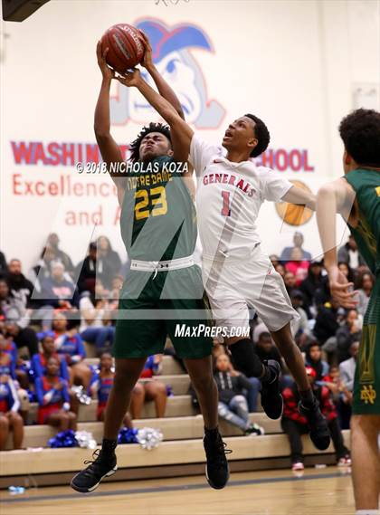 Thumbnail 1 in Notre Dame vs. George Washington Prep (CIF SoCal Regional D3 Round 2) photogallery.