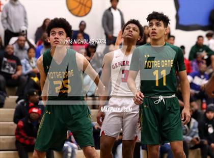 Thumbnail 1 in Notre Dame vs. George Washington Prep (CIF SoCal Regional D3 Round 2) photogallery.
