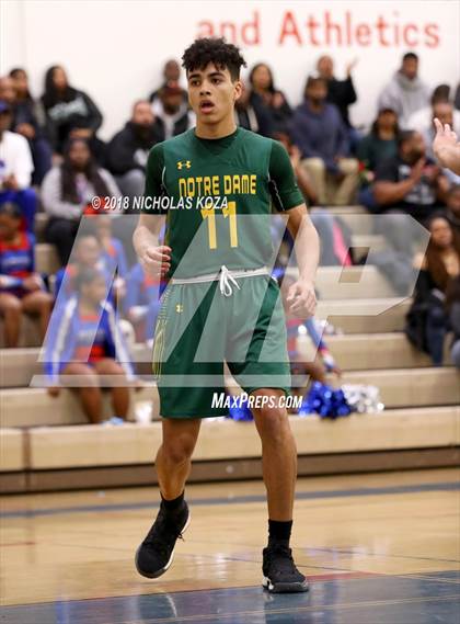 Thumbnail 3 in Notre Dame vs. George Washington Prep (CIF SoCal Regional D3 Round 2) photogallery.