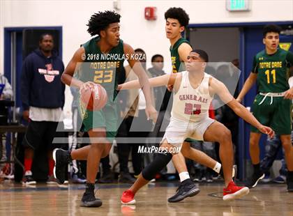 Thumbnail 2 in Notre Dame vs. George Washington Prep (CIF SoCal Regional D3 Round 2) photogallery.