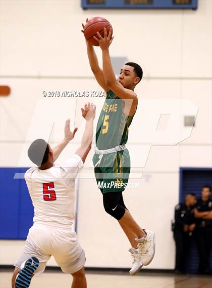 Thumbnail 3 in Notre Dame vs. George Washington Prep (CIF SoCal Regional D3 Round 2) photogallery.