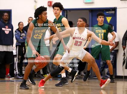 Thumbnail 3 in Notre Dame vs. George Washington Prep (CIF SoCal Regional D3 Round 2) photogallery.
