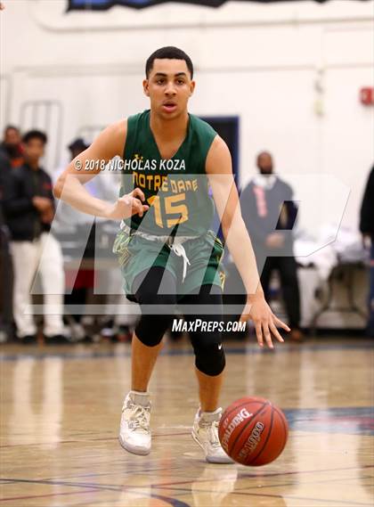 Thumbnail 3 in Notre Dame vs. George Washington Prep (CIF SoCal Regional D3 Round 2) photogallery.