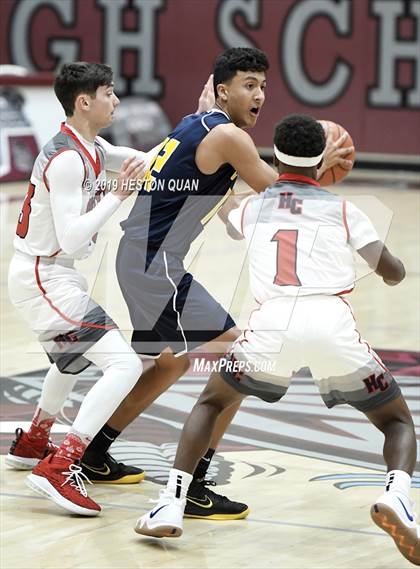 Thumbnail 3 in Hesperia Christian vs. Calipatria (Rancho Mirage Holiday Invitational) photogallery.
