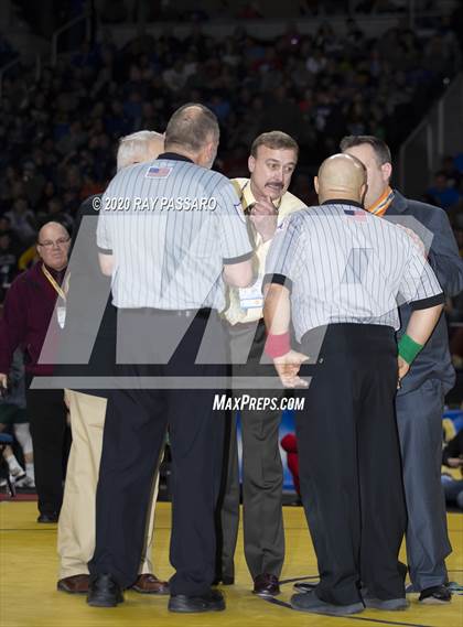 Thumbnail 1 in NYSPHSAA Wrestling Championships - Finals 99 lbs - 126 lbs photogallery.