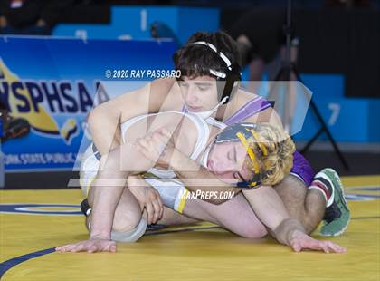 Thumbnail 2 in NYSPHSAA Wrestling Championships - Finals 99 lbs - 126 lbs photogallery.