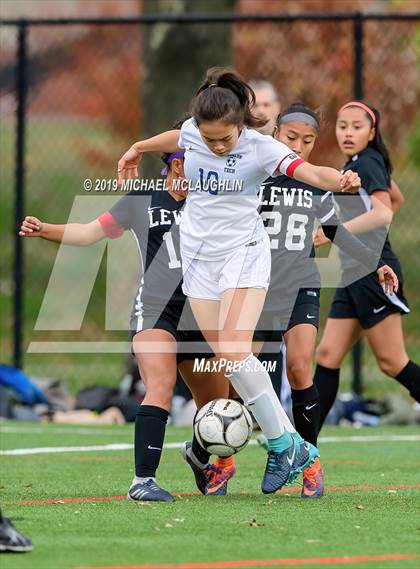 Thumbnail 3 in Francis Lewis vs Brooklyn Tech (PSAL A Semifinal) photogallery.