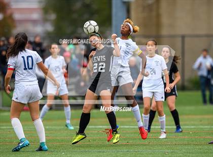 Thumbnail 2 in Francis Lewis vs Brooklyn Tech (PSAL A Semifinal) photogallery.