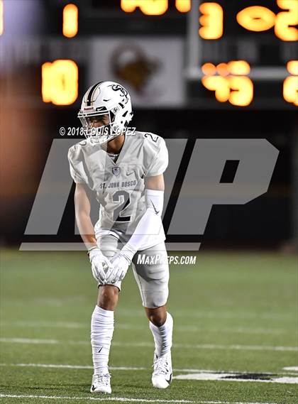 Thumbnail 2 in St. John Bosco vs. Oaks Christian (CIF SS Playoff DIV 1 Semi Final) photogallery.