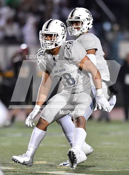 Thumbnail 3 in St. John Bosco vs. Oaks Christian (CIF SS Playoff DIV 1 Semi Final) photogallery.