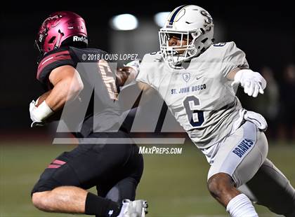 Thumbnail 2 in St. John Bosco vs. Oaks Christian (CIF SS Playoff DIV 1 Semi Final) photogallery.