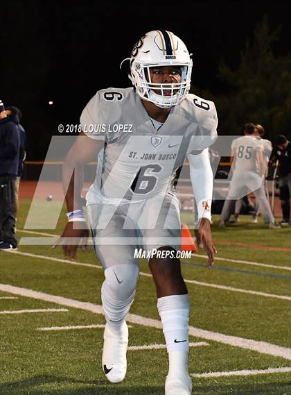 Thumbnail 2 in St. John Bosco vs. Oaks Christian (CIF SS Playoff DIV 1 Semi Final) photogallery.