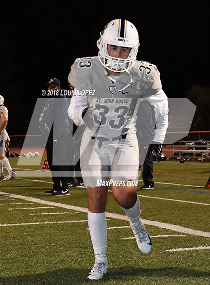 Thumbnail 3 in St. John Bosco vs. Oaks Christian (CIF SS Playoff DIV 1 Semi Final) photogallery.