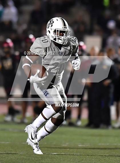 Thumbnail 2 in St. John Bosco vs. Oaks Christian (CIF SS Playoff DIV 1 Semi Final) photogallery.