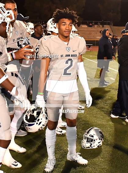 Thumbnail 1 in St. John Bosco vs. Oaks Christian (CIF SS Playoff DIV 1 Semi Final) photogallery.