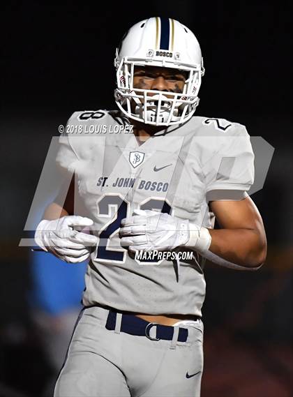 Thumbnail 2 in St. John Bosco vs. Oaks Christian (CIF SS Playoff DIV 1 Semi Final) photogallery.