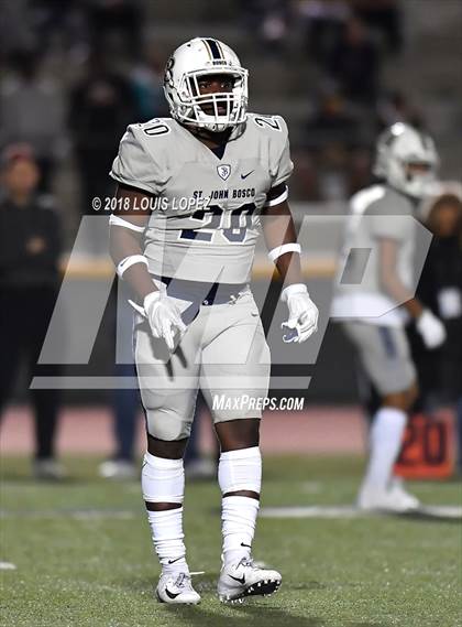 Thumbnail 3 in St. John Bosco vs. Oaks Christian (CIF SS Playoff DIV 1 Semi Final) photogallery.