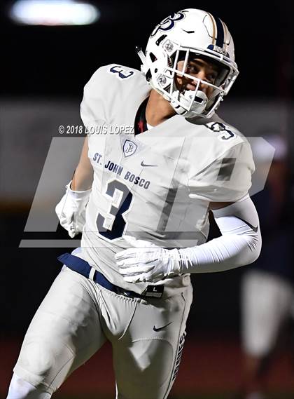 Thumbnail 2 in St. John Bosco vs. Oaks Christian (CIF SS Playoff DIV 1 Semi Final) photogallery.