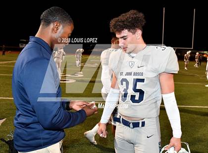 Thumbnail 2 in St. John Bosco vs. Oaks Christian (CIF SS Playoff DIV 1 Semi Final) photogallery.