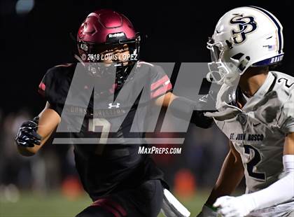 Thumbnail 2 in St. John Bosco vs. Oaks Christian (CIF SS Playoff DIV 1 Semi Final) photogallery.