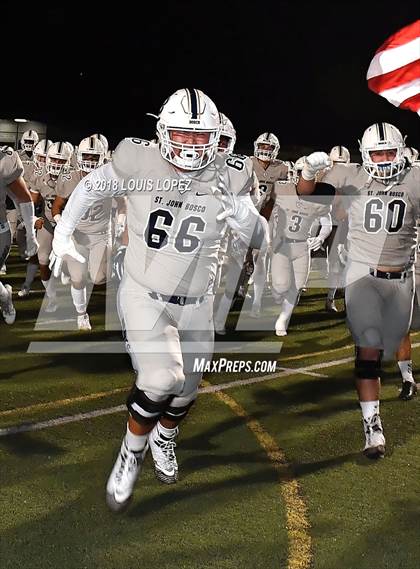Thumbnail 3 in St. John Bosco vs. Oaks Christian (CIF SS Playoff DIV 1 Semi Final) photogallery.