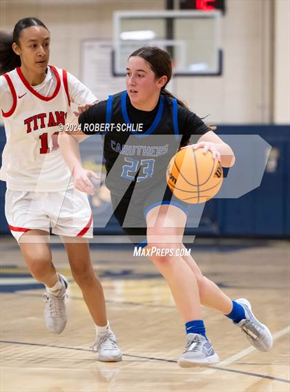 Thumbnail 2 in Caruthers vs Antelope (Trojan Toss Up) photogallery.