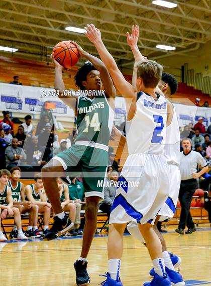Thumbnail 1 in Great Bridge vs Camden County (Robert L. Vaughan Border Clash Basketball Invitational) photogallery.