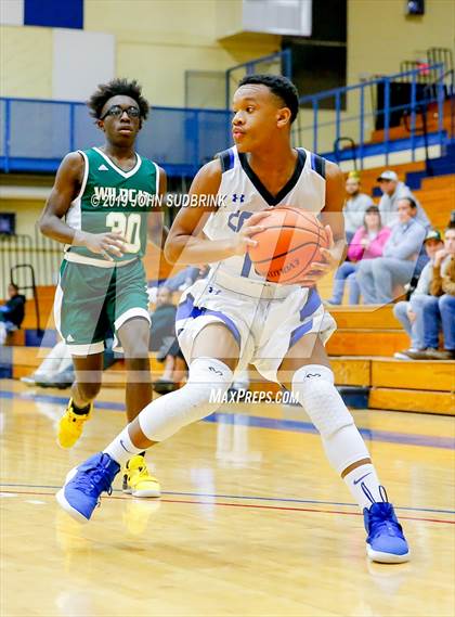 Thumbnail 2 in Great Bridge vs Camden County (Robert L. Vaughan Border Clash Basketball Invitational) photogallery.