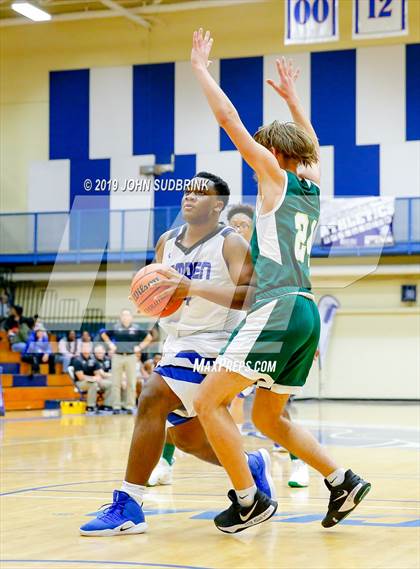 Thumbnail 2 in Great Bridge vs Camden County (Robert L. Vaughan Border Clash Basketball Invitational) photogallery.