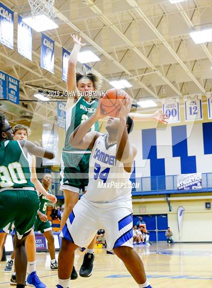 Thumbnail 1 in Great Bridge vs Camden County (Robert L. Vaughan Border Clash Basketball Invitational) photogallery.