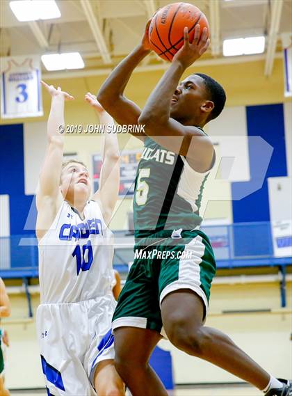 Thumbnail 3 in Great Bridge vs Camden County (Robert L. Vaughan Border Clash Basketball Invitational) photogallery.