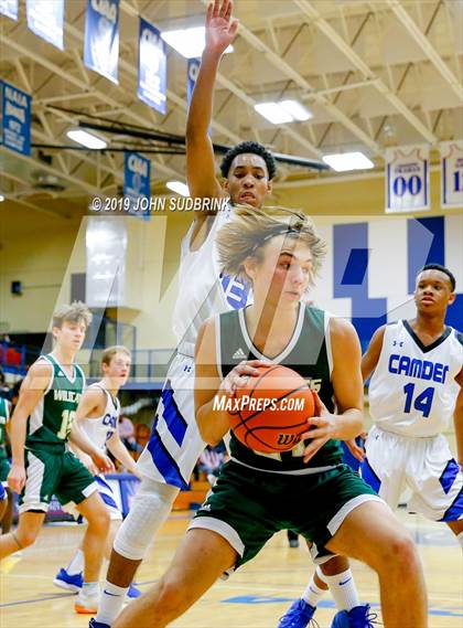 Thumbnail 1 in Great Bridge vs Camden County (Robert L. Vaughan Border Clash Basketball Invitational) photogallery.