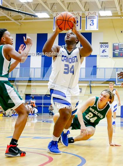 Thumbnail 1 in Great Bridge vs Camden County (Robert L. Vaughan Border Clash Basketball Invitational) photogallery.