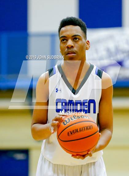 Thumbnail 2 in Great Bridge vs Camden County (Robert L. Vaughan Border Clash Basketball Invitational) photogallery.