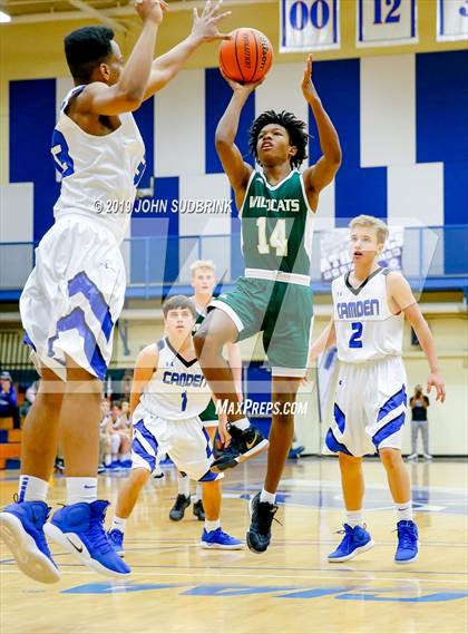 Thumbnail 3 in Great Bridge vs Camden County (Robert L. Vaughan Border Clash Basketball Invitational) photogallery.