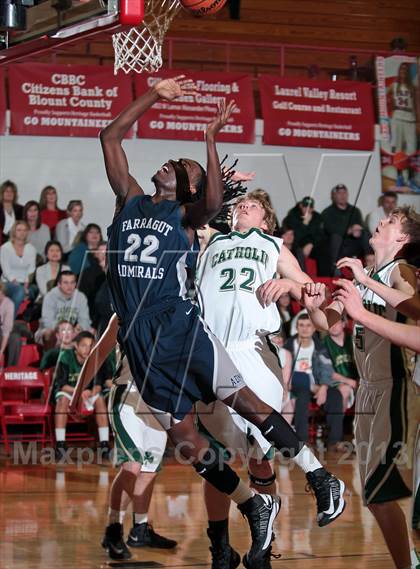 Thumbnail 2 in Farragut vs  Knoxville Catholic (D4AAA Quarterfinals) photogallery.