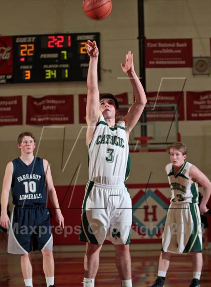 Thumbnail 2 in Farragut vs  Knoxville Catholic (D4AAA Quarterfinals) photogallery.