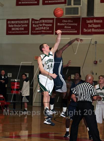 Thumbnail 1 in Farragut vs  Knoxville Catholic (D4AAA Quarterfinals) photogallery.