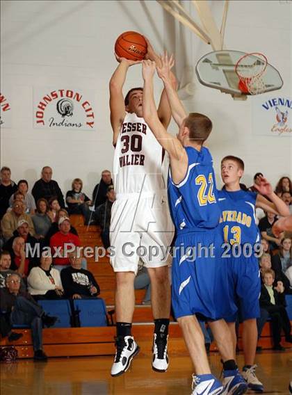 Thumbnail 2 in Elverado vs. Sesser-Valier (Sesser Holiday Tournament) photogallery.