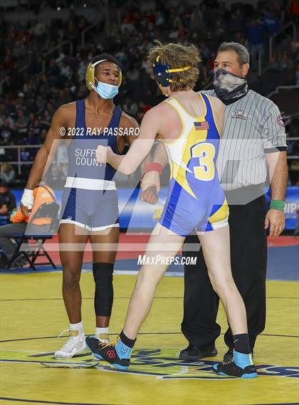 Thumbnail 2 in 2022 NYSPHSAA Wrestling Championships - Round 1 photogallery.