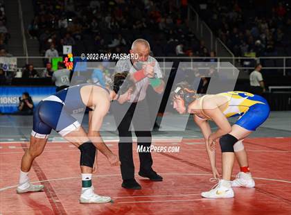 Thumbnail 1 in 2022 NYSPHSAA Wrestling Championships - Round 1 photogallery.