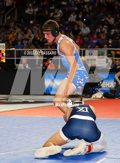 Thumbnail 3 in 2022 NYSPHSAA Wrestling Championships - Round 1 photogallery.