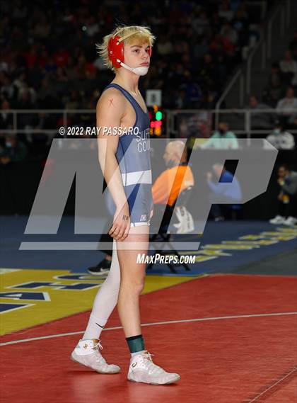 Thumbnail 1 in 2022 NYSPHSAA Wrestling Championships - Round 1 photogallery.