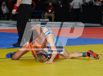 Thumbnail 3 in 2022 NYSPHSAA Wrestling Championships - Round 1 photogallery.