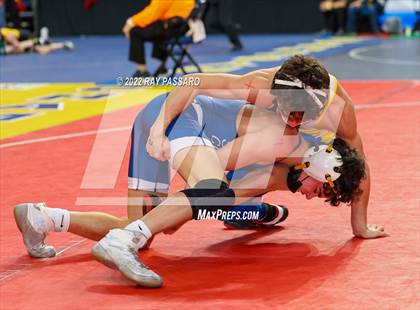 Thumbnail 3 in 2022 NYSPHSAA Wrestling Championships - Round 1 photogallery.